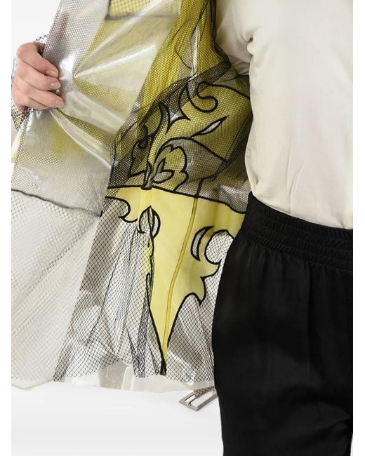 Maison Margiela Yellow Waterproof Belted Jacket