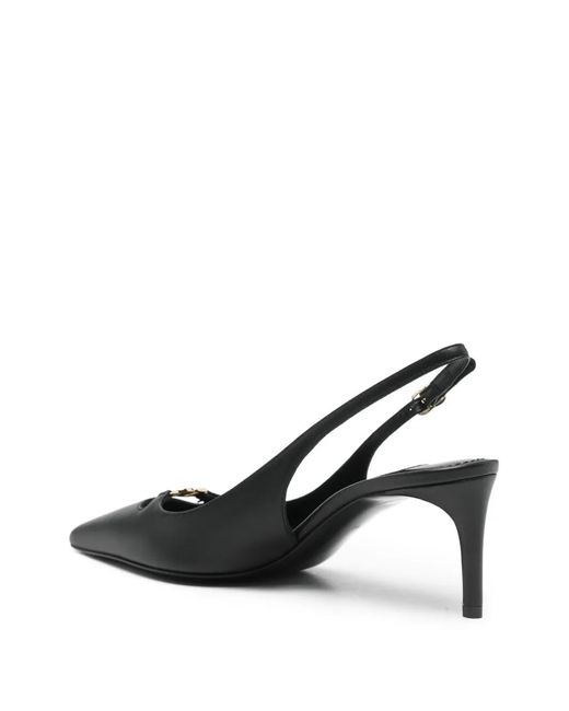 Dolce & Gabbana Black Slingback "Lollo"
