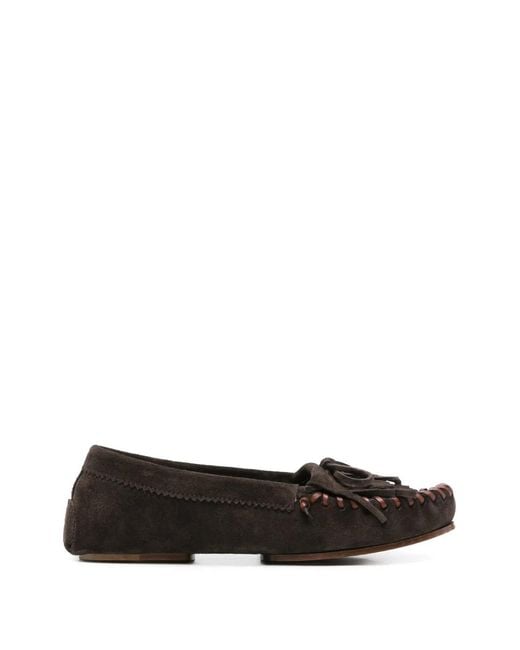 Paris Texas White Indiana Fringed-Detail Loafers