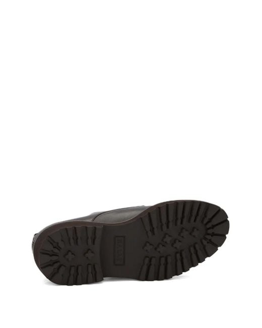 Bally Leren Derby Veterschoenen in het Black voor heren