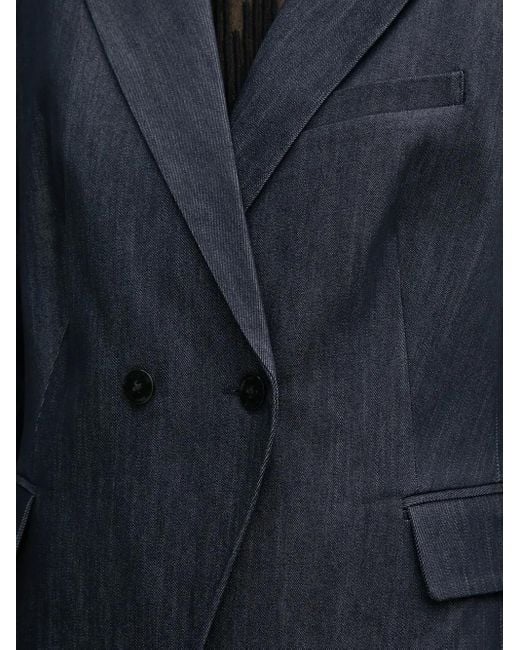 DKNY Black Double-Breasted Blazer