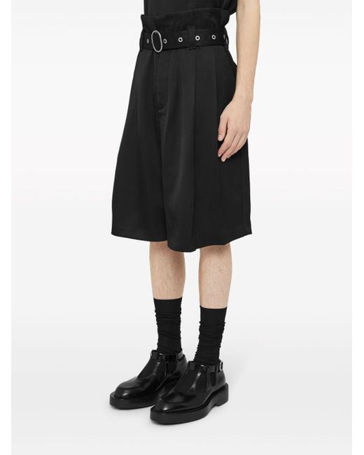 Shorts con cintura di Jil Sander in Black da Uomo