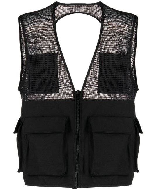 Givenchy Utility-Weste mit Reißverschluss in Black für Herren