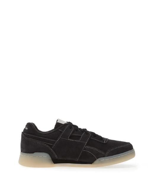 Reebok Black Suede Sneakers