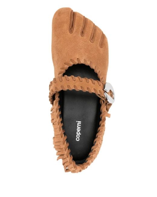 Coperni Brown Suede Pumps