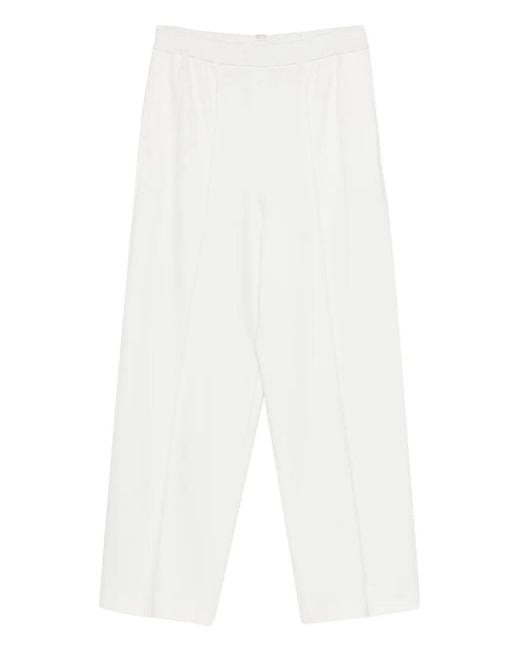 Fabiana Filippi White Elasticated Trousers