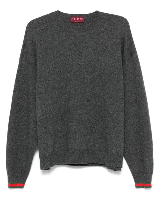 Gucci Gray Klassischer Pullover