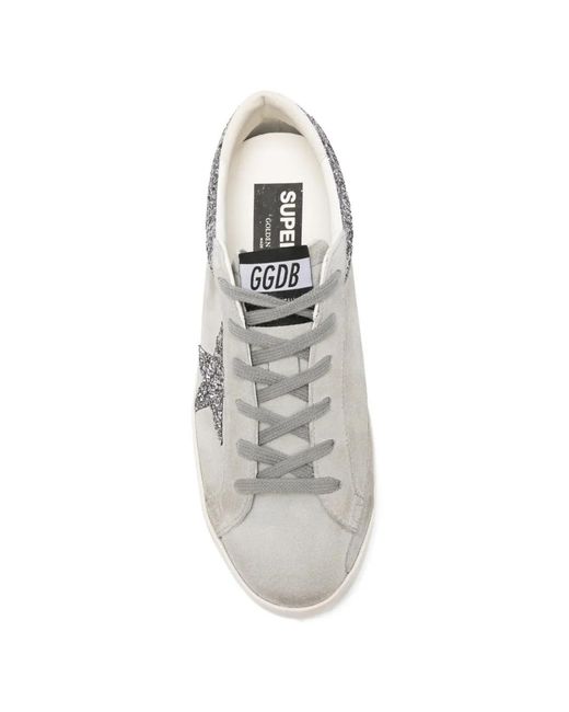 Golden Goose Deluxe Brand White X Browns Superstar Glitter-Embellished Sneakers