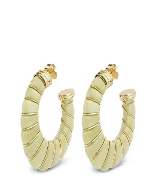 Gas Bijoux Metallic Cyclade Hoop Earrings