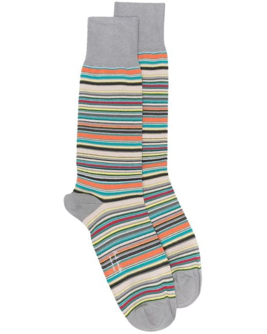 Calzini A Righe di Paul Smith in Blue da Uomo