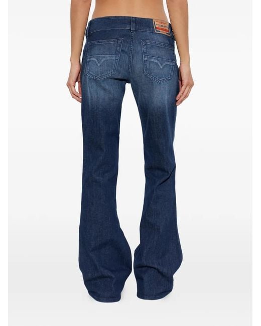 DIESEL Blue D-Hush Flared Jeans