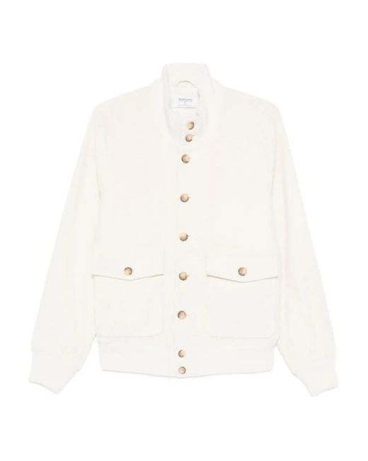 Gran Sasso Jacke Mit Klappentasche in White für Herren