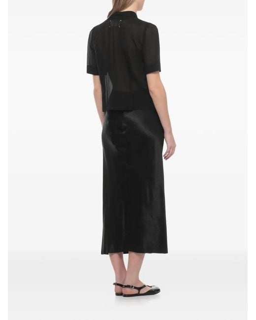 Maison Margiela Black Buttoned Shirt