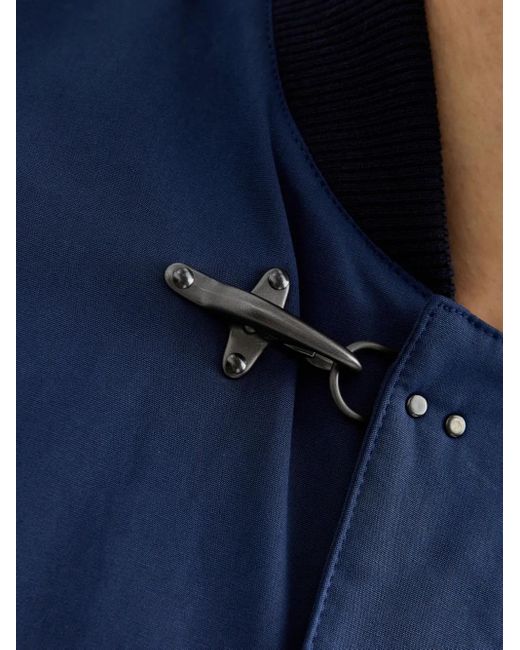Fay Blue Long-Sleeve Bomber Jacket for men