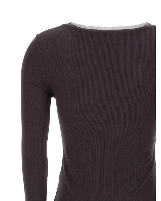 Remain Black Mesh-Trim T-Shirt