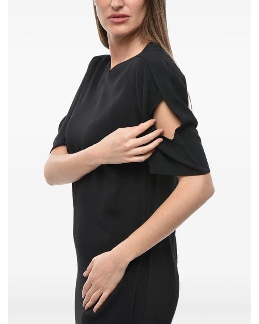 Stella McCartney Black Malia Dress With Cut-Outs