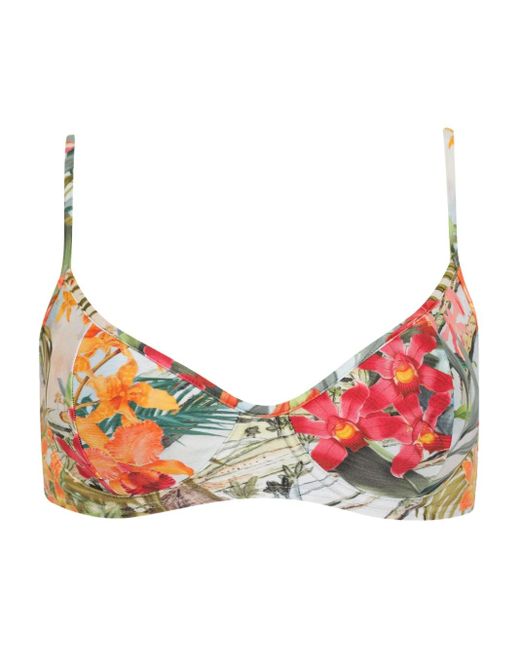 Top de bikini con estampado floral Lygia & Nanny de color Pink
