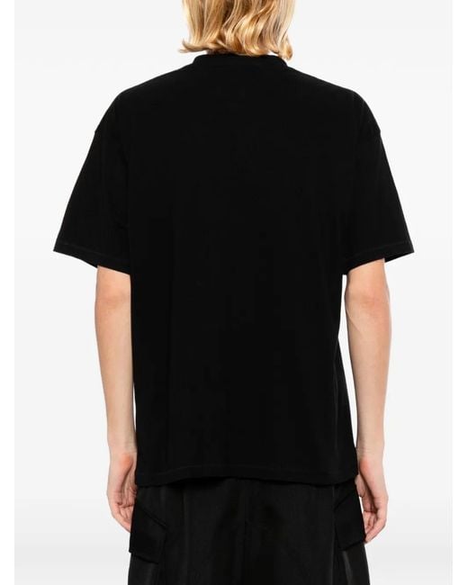 Represent Black T-Shirt Initial for men