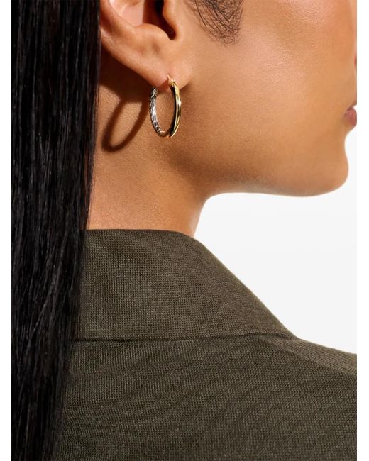 John Hardy White 14Kt Jh Essential Hoop Earrings