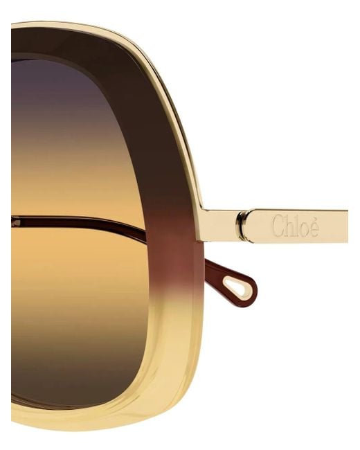 Chloé Brown Ch0327S Round Sunglasses