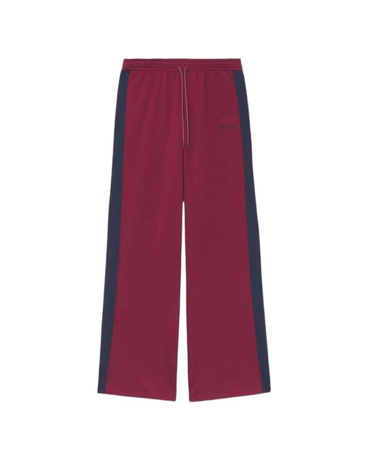 McQueen Purple Side-Stripe Track Pants for men