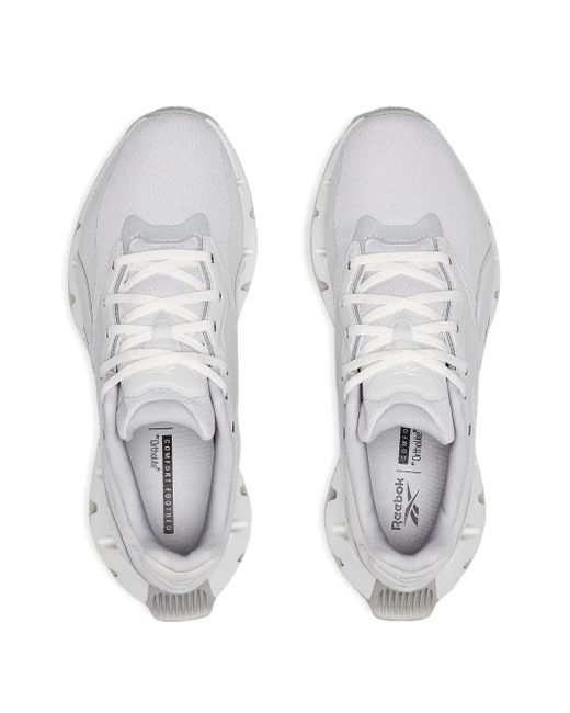 Reebok White Zig Dynamica 4 Sneakers