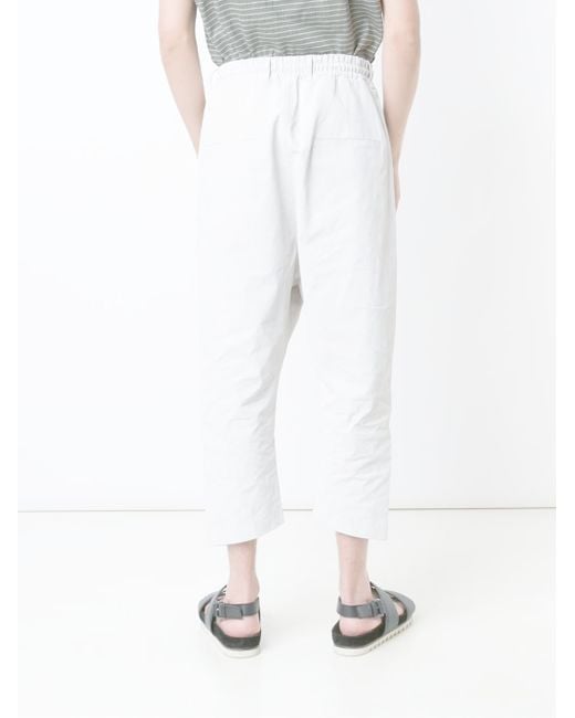 Baggy Trousers (€25) liked on Polyvore featuring pants, stretch waist pants, baggy trousers, mango pants, white elastic waist pants and elastic waistband pants Find this Pin and more on Clothes by athina kts.