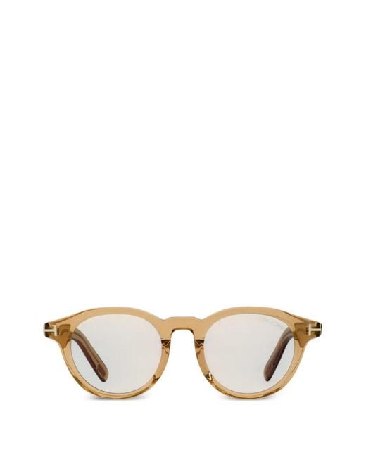 Tom Ford Natural Alternative Fit Round-Frame Sunglasses for men