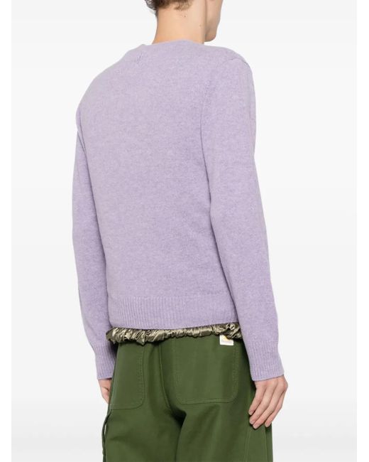 J.W. Anderson Cardigan Mit Satinfutter in Purple für Herren