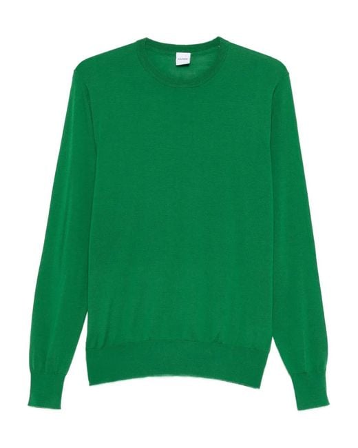 Aspesi Green Crew-Neck Sweater for men
