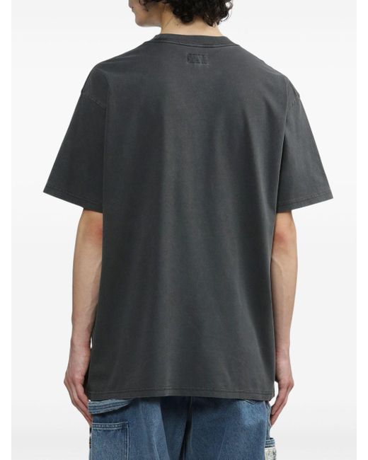 Camiseta con estampado gráfico Izzue de hombre de color Gray