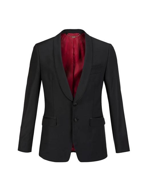 Billionaire Black Schulz Crystal-Embellished Blazer for men