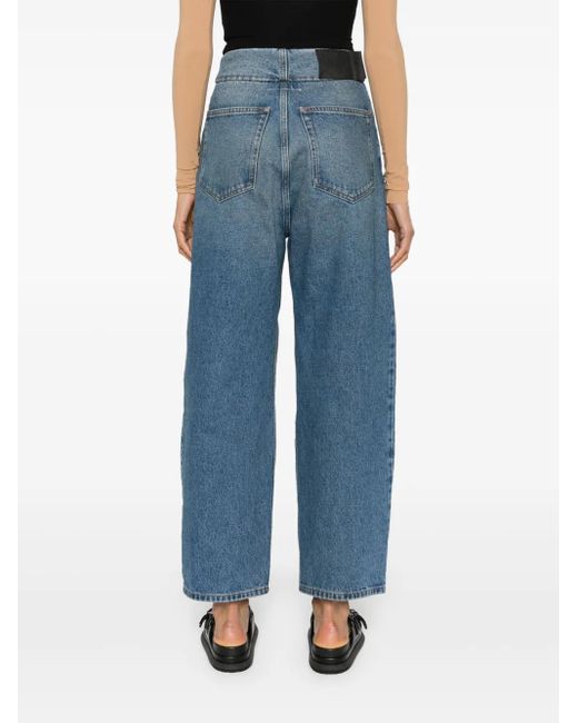 MM6 by Maison Margiela Blue Wide-Leg Denim Jeans