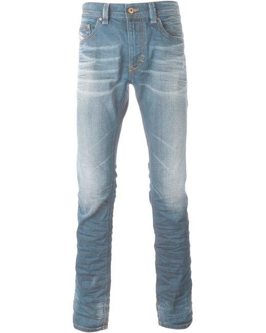 DIESEL Blue Zatiny 73n Boot-cut Jeans for men