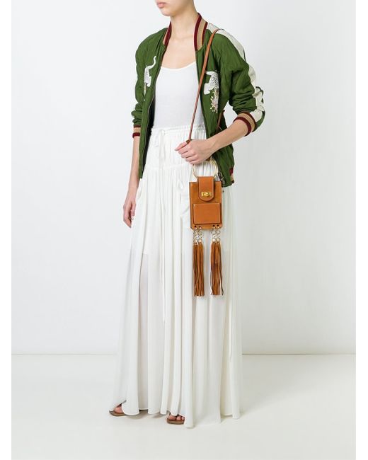 chloe replicas - Chlo Jane Mini Leather And Suede Cross-Body Bag in Brown | Lyst