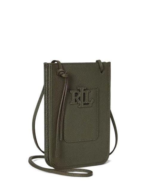Borsa A Tracolla Con Applicazione di Ralph Lauren in Green