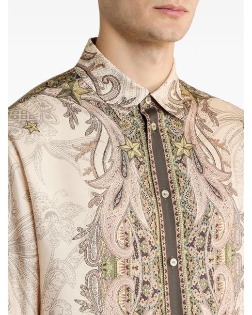 Camicia di Etro in Natural da Uomo