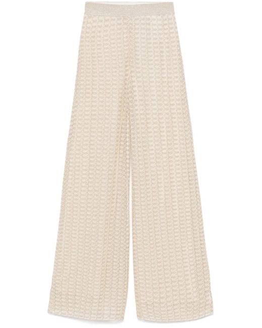 Missoni Women's Natural Flared Leg Pants