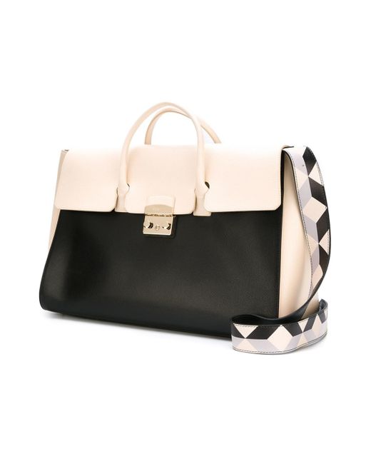 Furla rectangular metropolis bag cheap