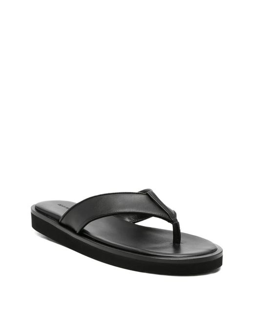 Dear Frances Black Capri Flat Sandals