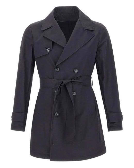 Barba Napoli Trenchcoat Met Dubbele Rij Knopen in het Blue voor heren