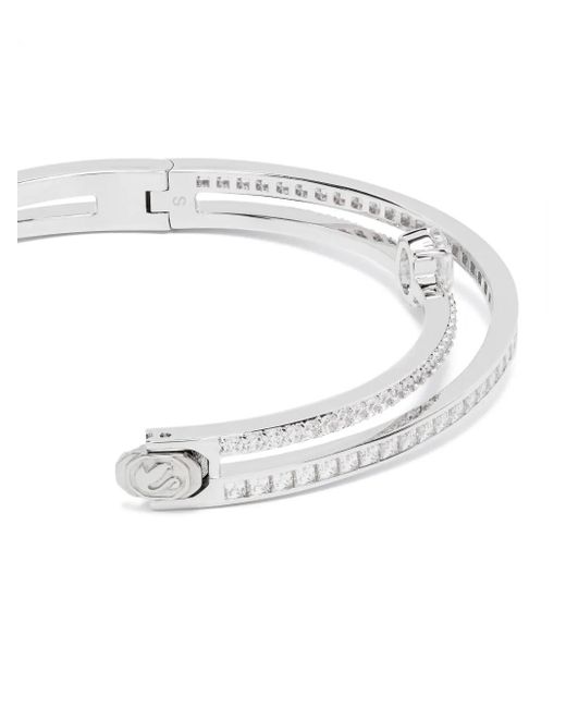 Swarovski White Hyperbola Bangle Bracelet