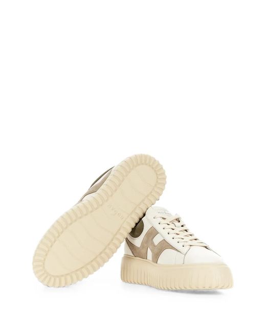 Hogan Natural H-Stripes Sneakers for men