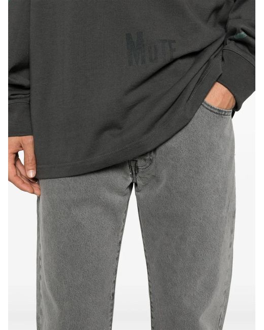 Levi's Gray 501 Original Jeans for men