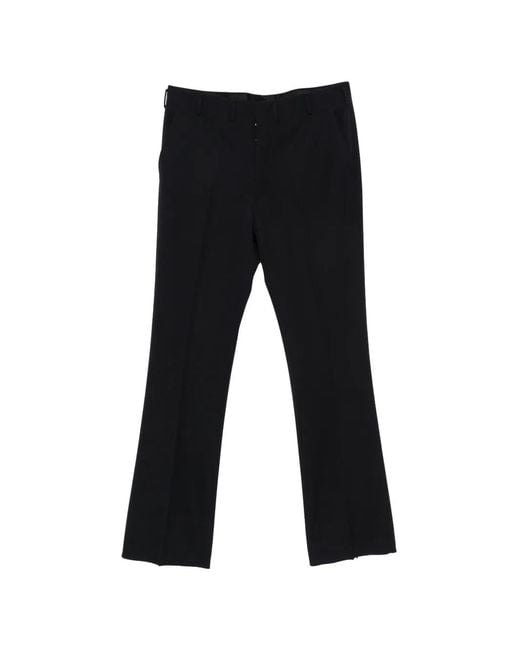 Prada Black Straight-Leg Tailored Trousers for men