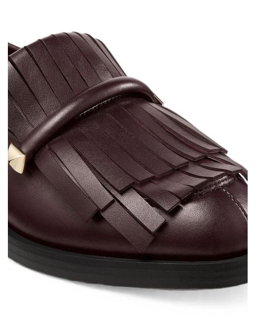 Jimmy Choo Red Eska Loafers