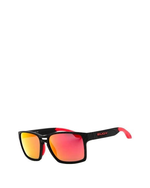 Rudy Project Pink Rectangle-Frame Sunglasses for men