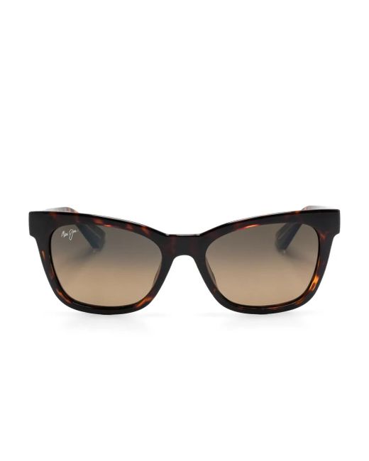 Maui Jim Brown Square-Frame Sunglasses for men