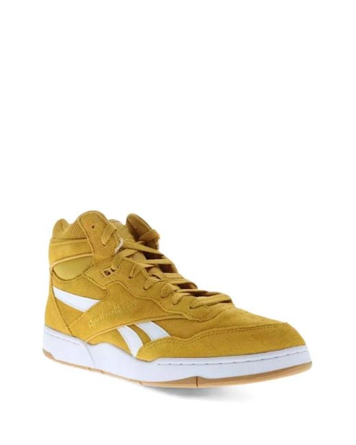 Reebok Yellow Bb 4000 Ii Mid Sneakers for men