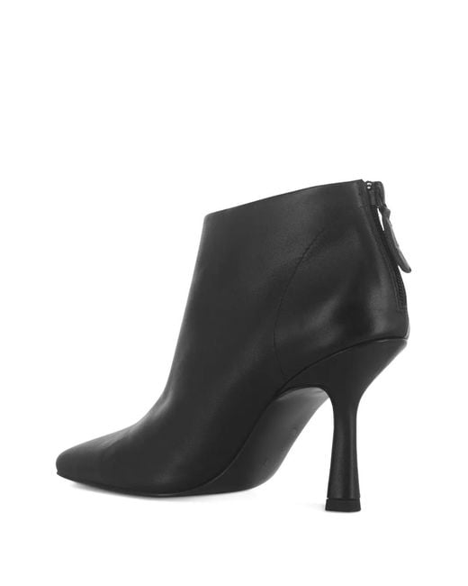 Senso Black Square-Toe Boots